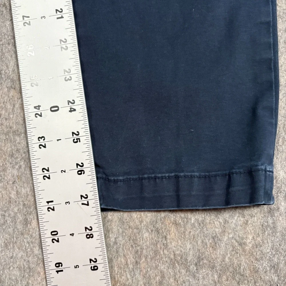 Banana Republic Men's Pants‎ Size 34 x 30 Navy Blue Skinny Fit Flat Front Travel